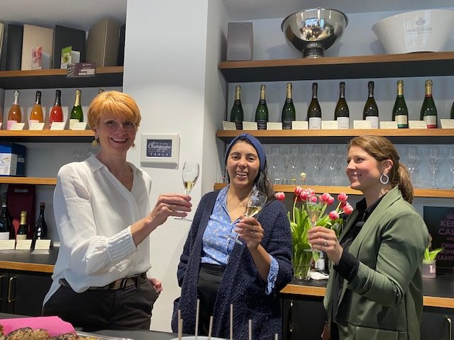 Champagnerprobe mit Florence Duchêne & Mathilde Bonnevie-Bocart