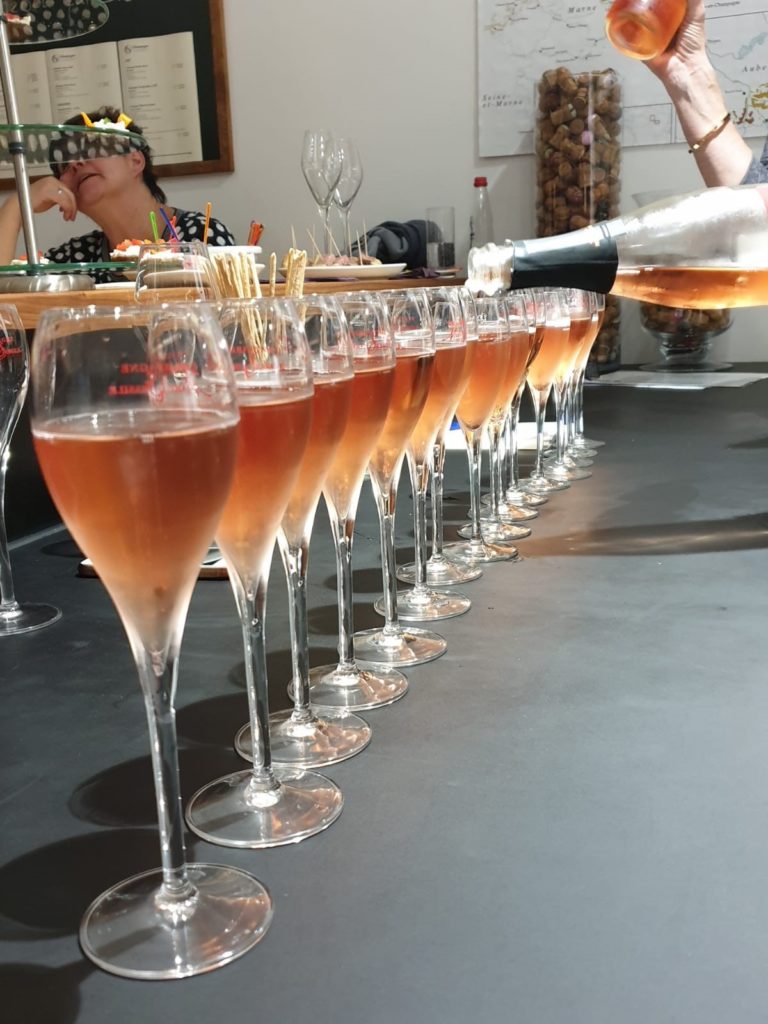 Champagnerprobe „La vie en rosé"