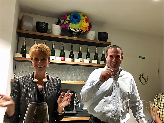 Champagnerprobe mit Mathilde Bonnevie-Bocart & Fabien Grumier